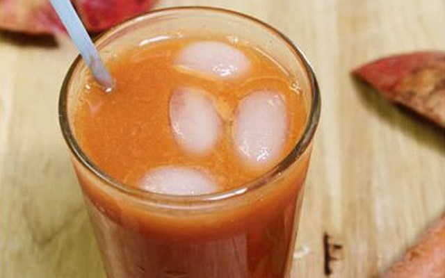 Cách làm nước ép cà rốt cam mix lựu  