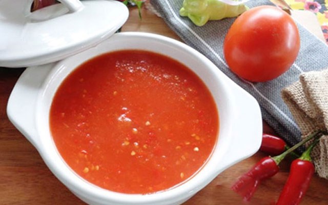 Cách làm tương ớt cà chua  