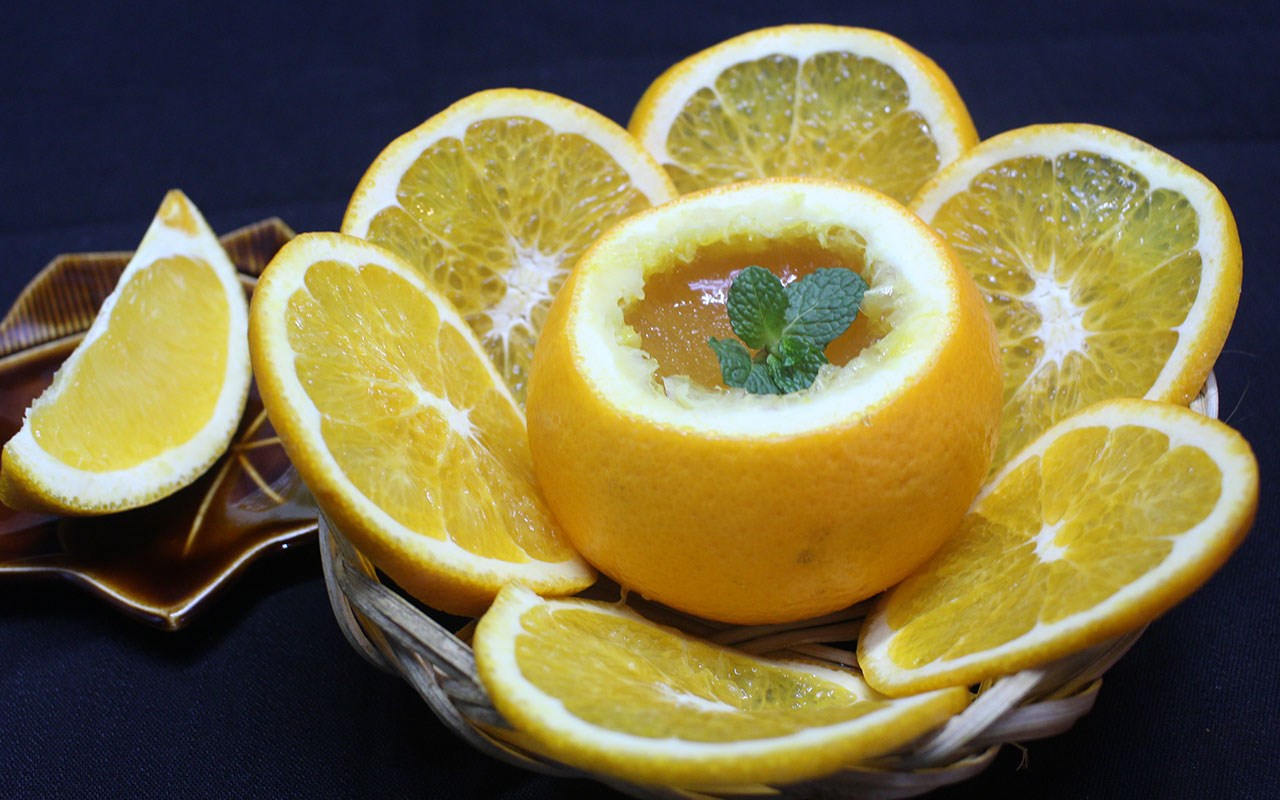 Cách làm rau câu dẻo trái cam  