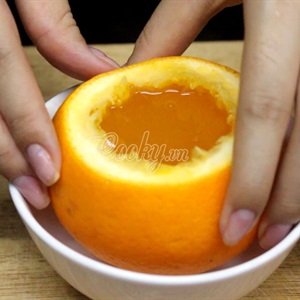 Rau câu dẻo trái cam